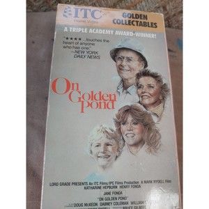 On Golden Pond 1981 VHS Katharine Hepburn Henry Fonda ITC Home Video Sealed New